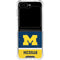 University of Michigan Jersey Split Galaxy Z Flip5 5G Clear Case