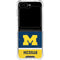 University of Michigan Jersey Split Galaxy Z Flip6 Clear Case