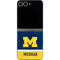 University of Michigan Jersey Split Galaxy Z Flip6 Skin