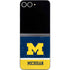 University of Michigan Jersey Split Galaxy Z Flip6 Skin