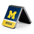 University of Michigan Jersey Split Galaxy Z Flip6 Skin