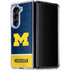University of Michigan Jersey Split Galaxy Z Fold5 5G Clear Case