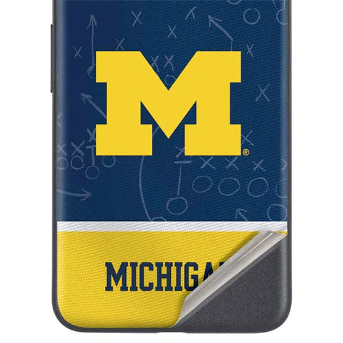 University of Michigan Jersey Split Google Pixel 5 Skin