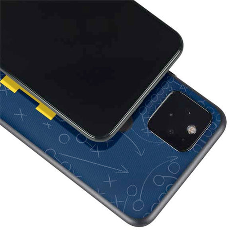 University of Michigan Jersey Split Google Pixel 5 Skin