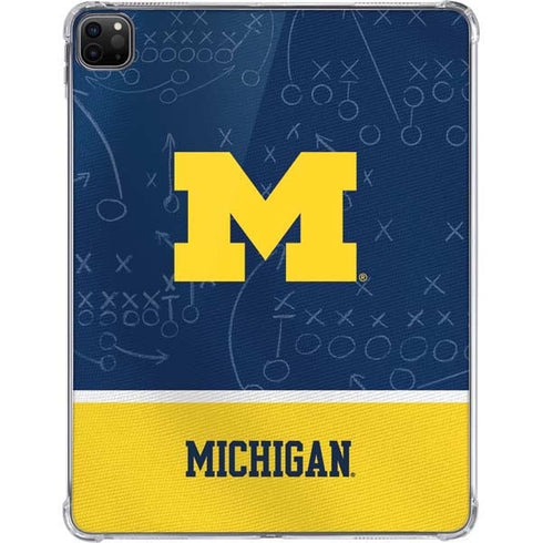 University of Michigan Jersey Split iPad Pro 11in (2024) Clear Case