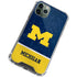 University of Michigan Jersey Split iPhone 11 Pro Max Clear Case