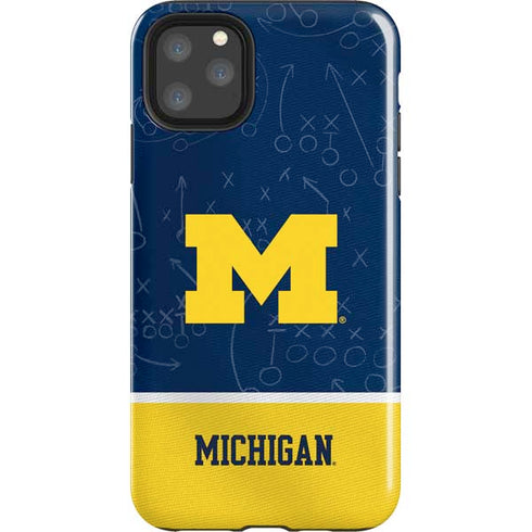 University of Michigan Jersey Split iPhone 11 Pro Max Impact Case