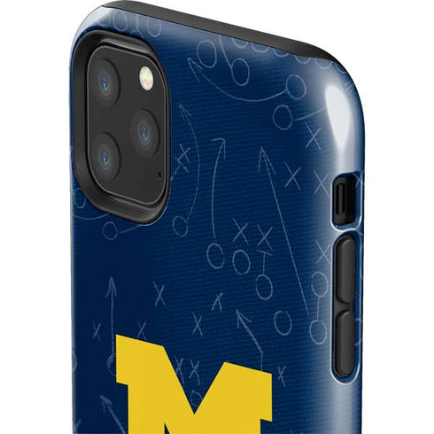 University of Michigan Jersey Split iPhone 11 Pro Max Impact Case
