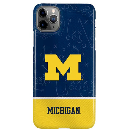 University of Michigan Jersey Split iPhone 11 Pro Max Lite Case