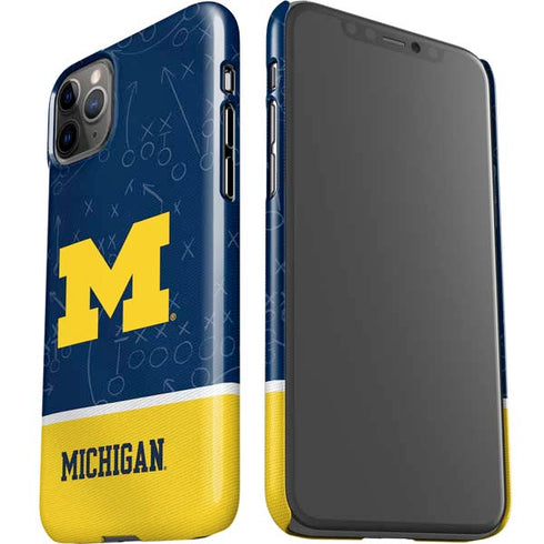 University of Michigan Jersey Split iPhone 11 Pro Max Lite Case