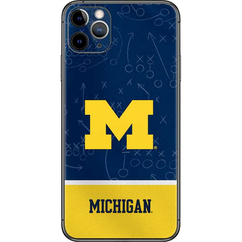 University of Michigan Jersey Split iPhone 11 Pro Max Skin