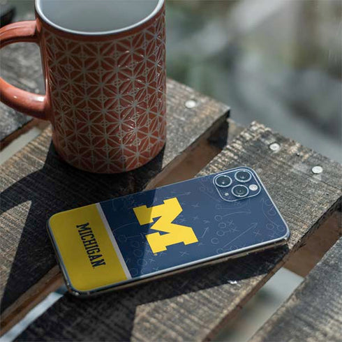University of Michigan Jersey Split iPhone 11 Pro Max Skin