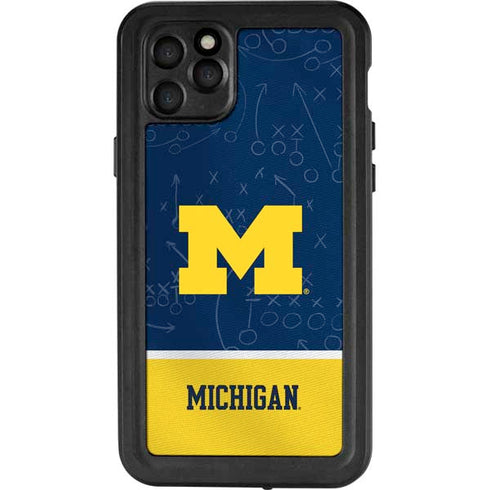 University of Michigan Jersey Split iPhone 11 Pro Max Waterproof Case