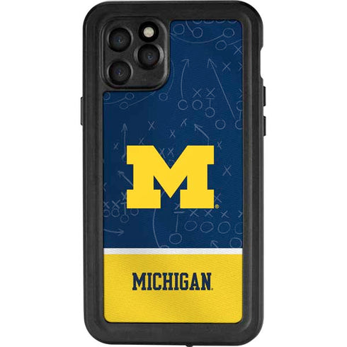 University of Michigan Jersey Split iPhone 11 Pro Waterproof Case