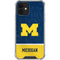 University of Michigan Jersey Split iPhone 12 Clear Case
