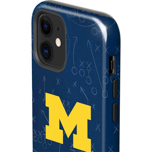 University of Michigan Jersey Split iPhone 12 Mini Impact Case