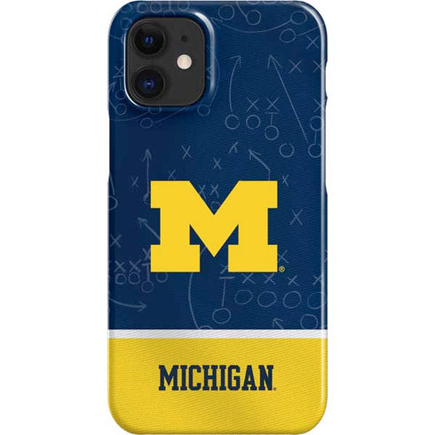University of Michigan Jersey Split iPhone 12 Mini Lite Case