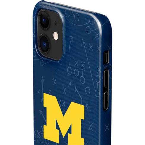 University of Michigan Jersey Split iPhone 12 Mini Lite Case