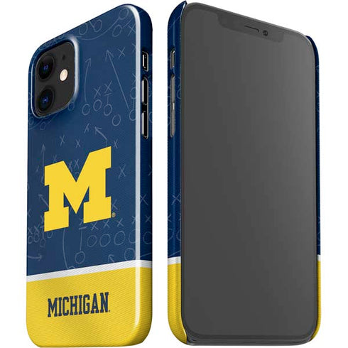 University of Michigan Jersey Split iPhone 12 Mini Lite Case