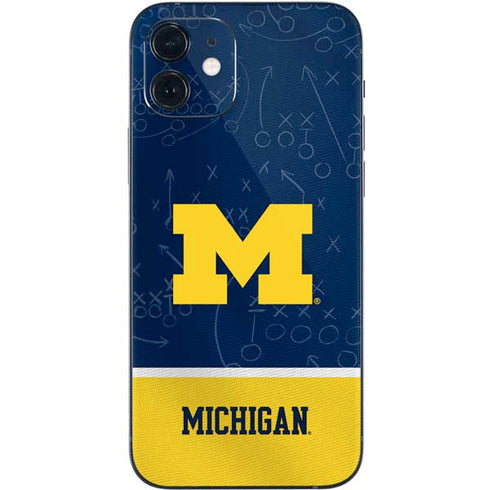 University of Michigan Jersey Split iPhone 12 Mini Skin