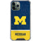 University of Michigan Jersey Split iPhone 12 Pro Clear Case