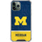 University of Michigan Jersey Split iPhone 12 Pro Max Clear Case