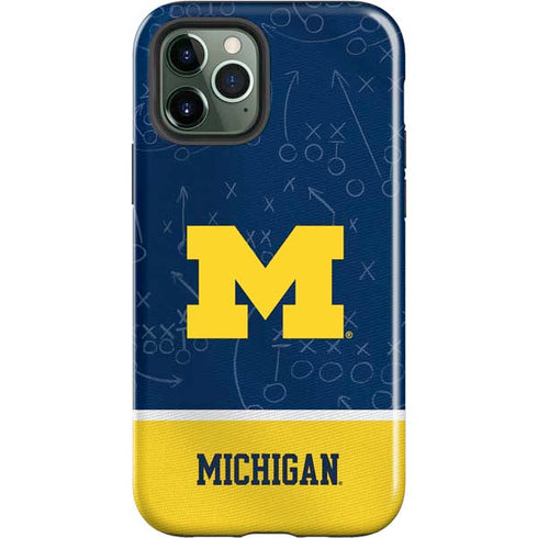 University of Michigan Jersey Split iPhone 12 Pro Max Impact Case