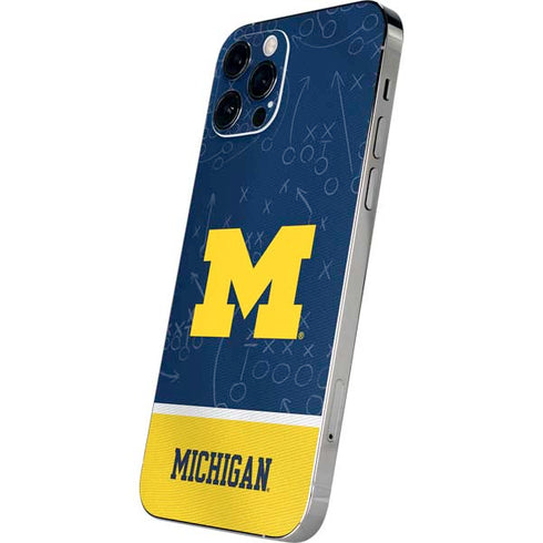 University of Michigan Jersey Split iPhone 12 Pro Skin