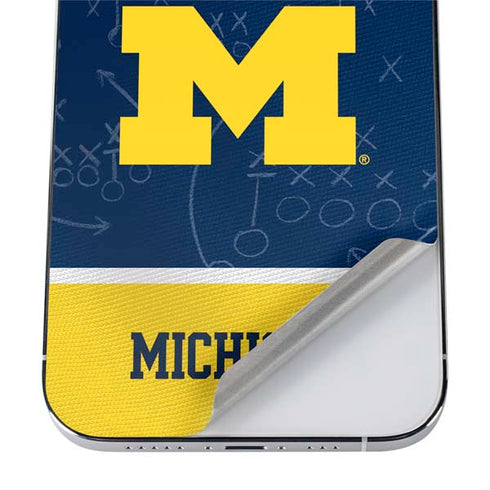 University of Michigan Jersey Split iPhone 12 Pro Skin