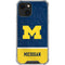 University of Michigan Jersey Split iPhone 13 Clear Case