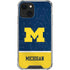 University of Michigan Jersey Split iPhone 13 Clear Case