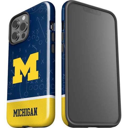 University of Michigan Jersey Split iPhone 13 Pro Max Impact Case