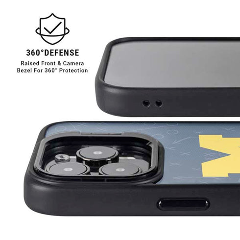 University of Michigan Jersey Split iPhone 13 Pro Max Kickstand Case