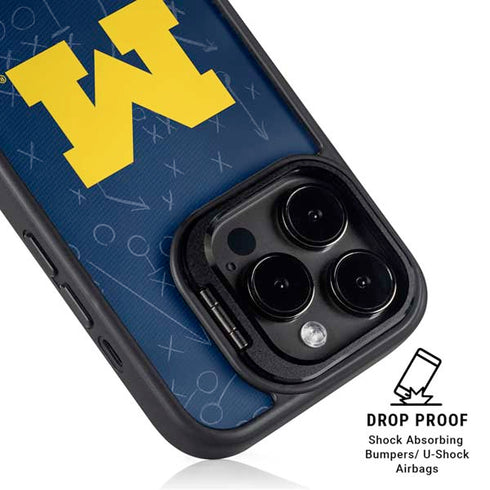 University of Michigan Jersey Split iPhone 13 Pro Max Kickstand Case