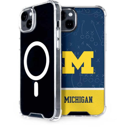 University of Michigan Jersey Split iPhone 14 MagSafe Case