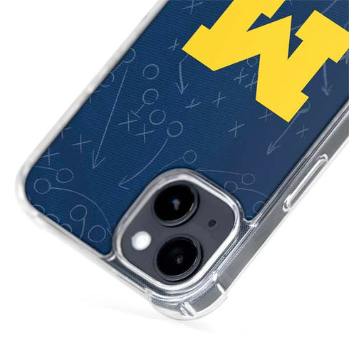 University of Michigan Jersey Split iPhone 14 MagSafe Case