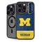University of Michigan Jersey Split iPhone 14 Pro Max Kickstand Case