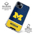 University of Michigan Jersey Split iPhone 15 Plus Clear Case
