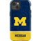 University of Michigan Jersey Split iPhone 15 Plus Impact Case