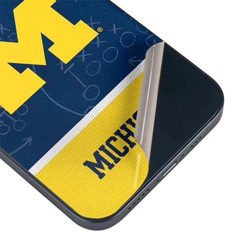 University of Michigan Jersey Split iPhone 15 Plus Skin