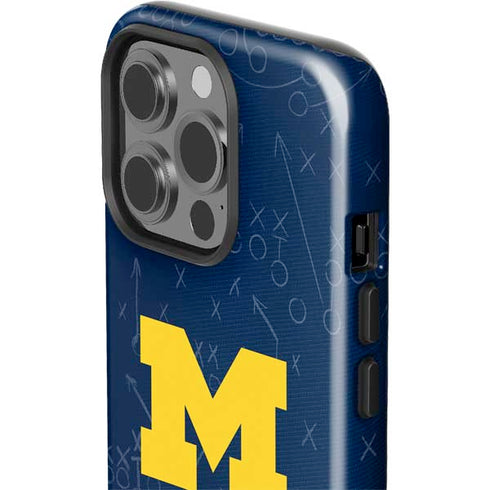 University of Michigan Jersey Split iPhone 15 Pro Impact Case