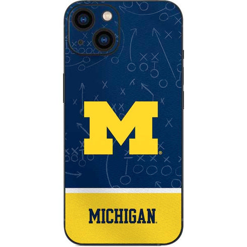 University of Michigan Jersey Split iPhone 15 Skin