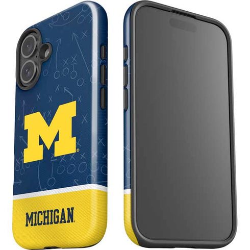 University of Michigan Jersey Split iPhone 16 Impact Case