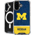 University of Michigan Jersey Split iPhone 16 Plus MagSafe Case