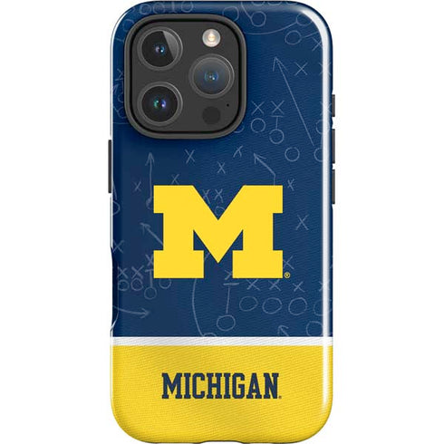 University of Michigan Jersey Split iPhone 16 Pro Impact Case