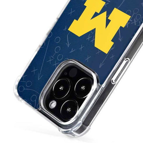 University of Michigan Jersey Split iPhone 16 Pro MagSafe Case