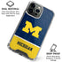 University of Michigan Jersey Split iPhone 16 Pro Max Clear Case
