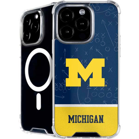 University of Michigan Jersey Split iPhone 16 Pro Max MagSafe Case