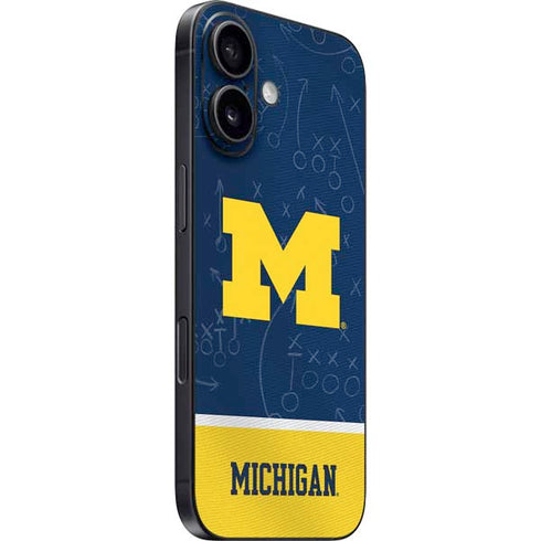 University of Michigan Jersey Split iPhone 16 Skin