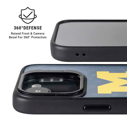 University of Michigan Jersey Split iPhone 16e Kickstand Case